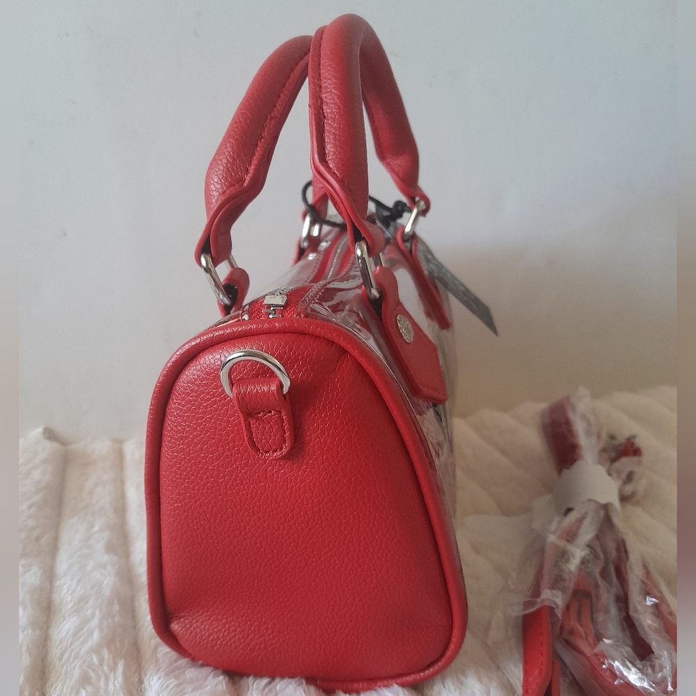 Ed Hardy Panther Clear Crossbody Satchel Beach Bag - Picture 10 of 13